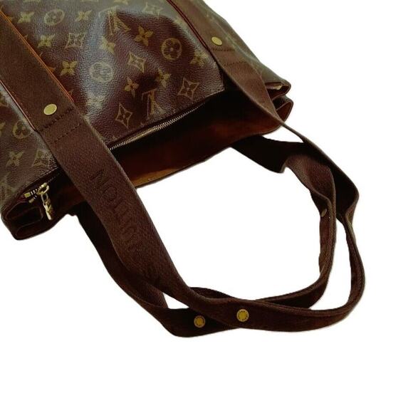 Louis Vuitton Monogram Cabas Beaubourg Tote Brown Canvas DU0998 - Picture 5 of 9